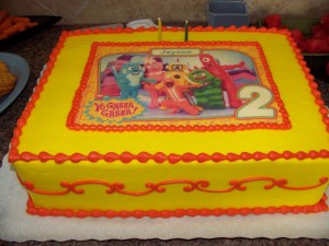 gabba 2nd bday cake