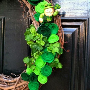 St Patty's day wreath