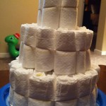 Diaper Cake top tier