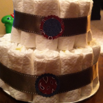 Diaper Cake close up