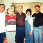 Mom with her dad, brothers and sisters