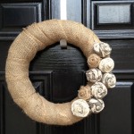 burlap wreath