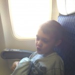 Jayson on the plane