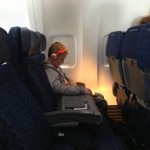 Kennyth on the plane