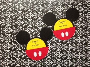 Mickey Mouse Invitation