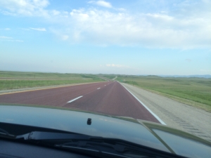 Red Road in Wyoming